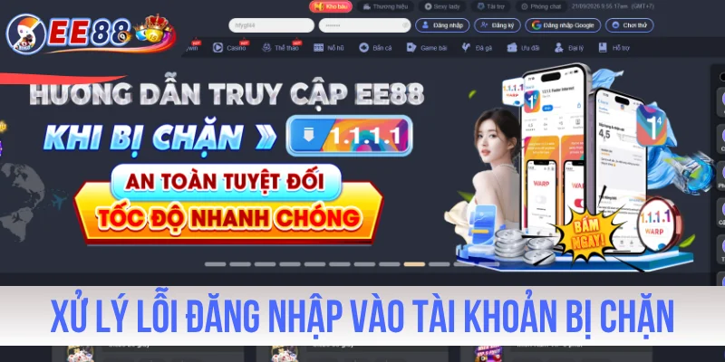 Xử lý lỗi đăng nhập vào tài khoản bị chặn nhanh gọn